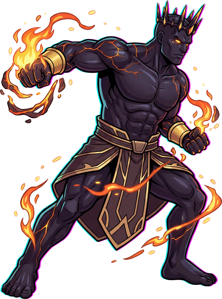 EMBRYS, king of Ember Forge