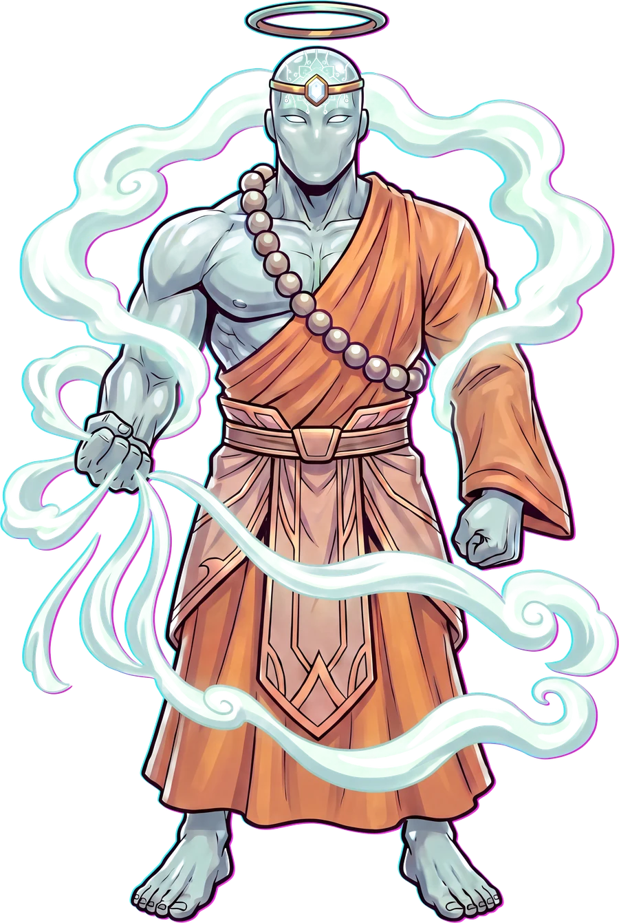 ATMAN, king of Zen Mist Temple