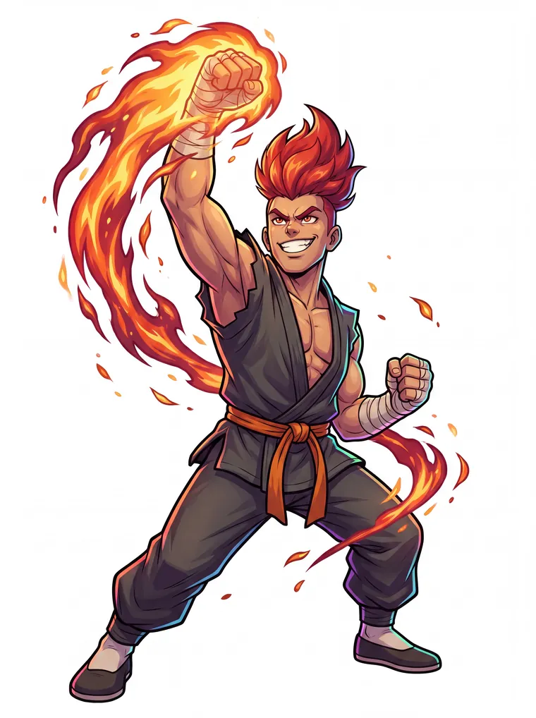 ENZO, the fire champion