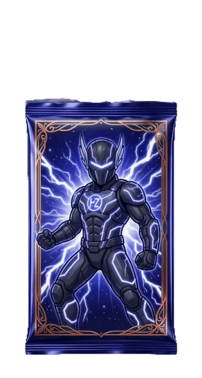 A sealed WELKINGS card pack